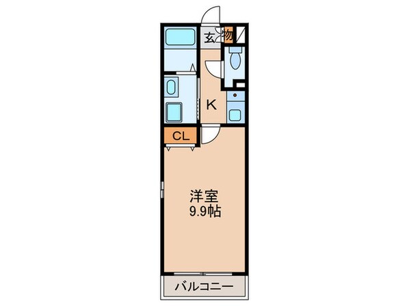 ベルメゾン西塚口の物件間取画像